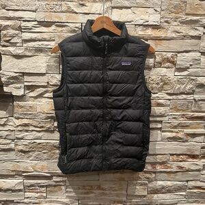Patagonia  Boys Down Sweater  Vest , Color Black, Size XL (14)